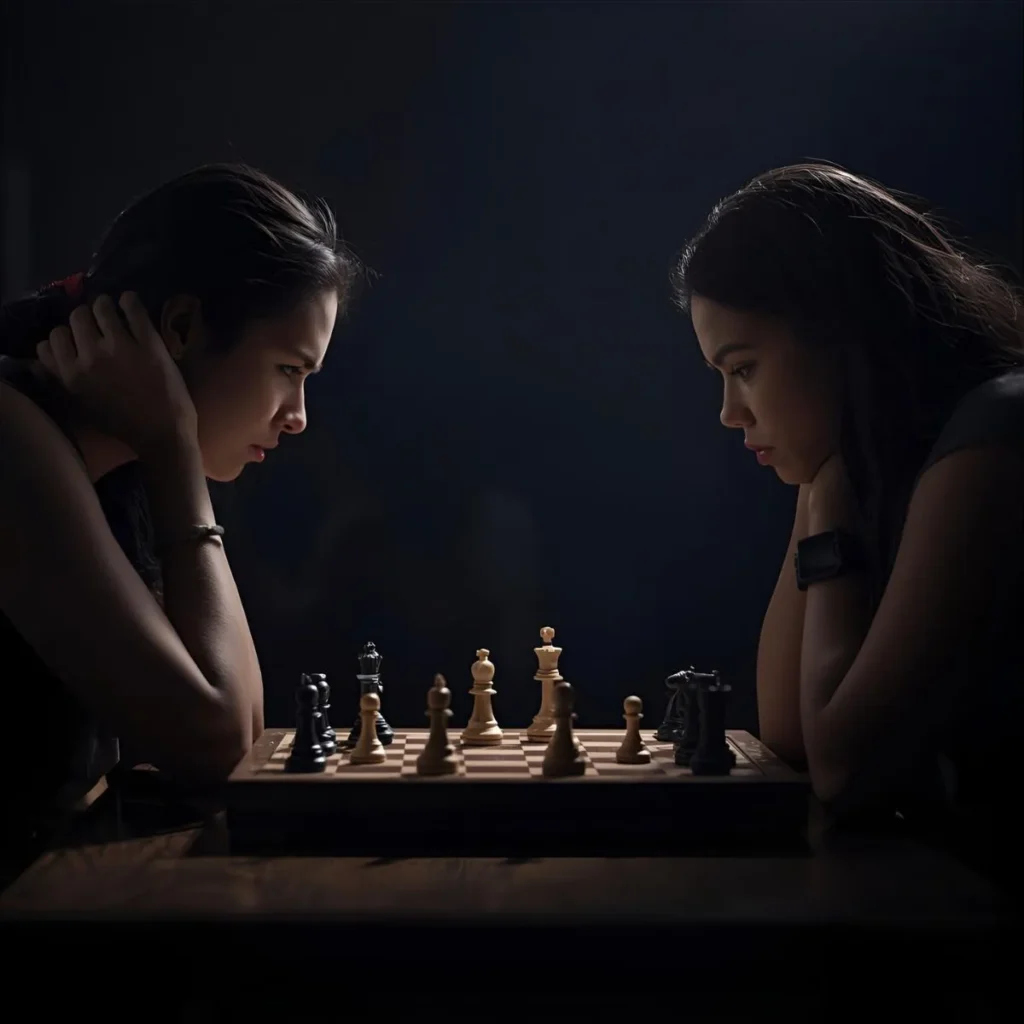 Competitive Chess Captions