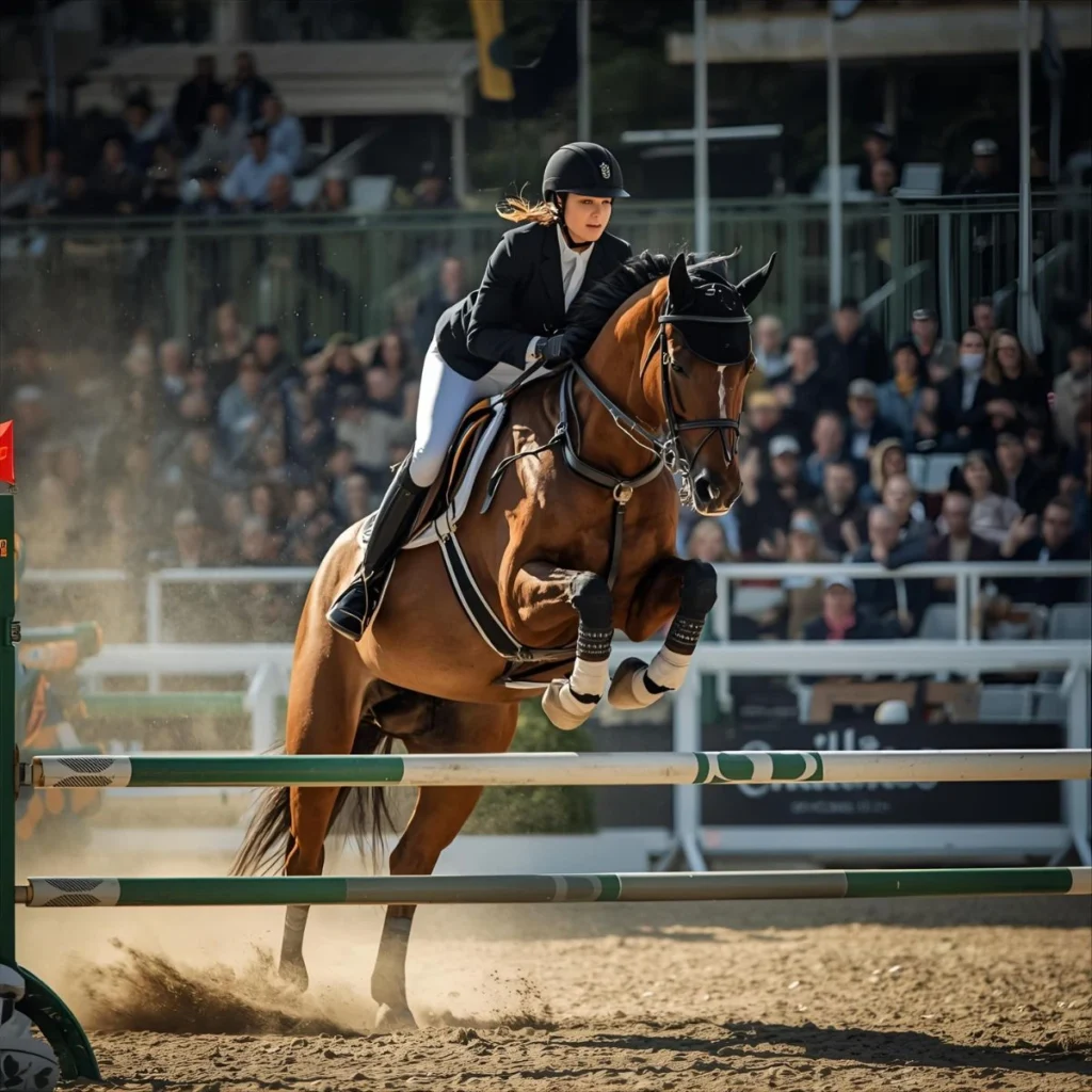 Equestrian Competition Captions