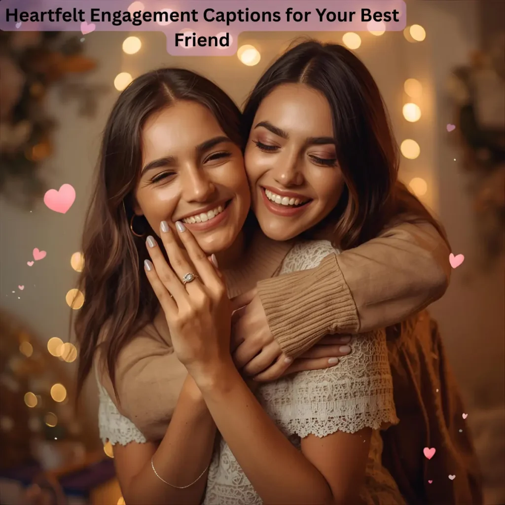 Heartfelt Engagement Captions for Your Best Friend