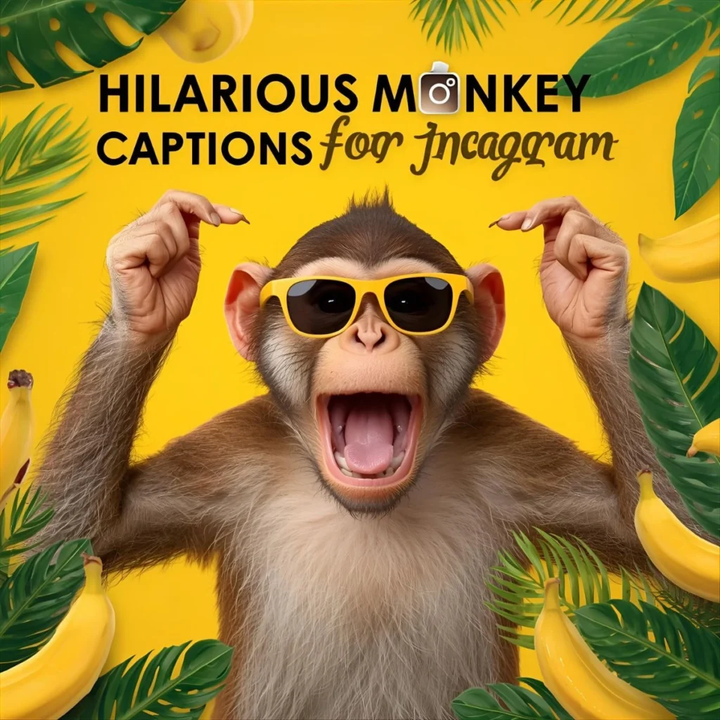 Hilarious Monkey Captions for Instagram