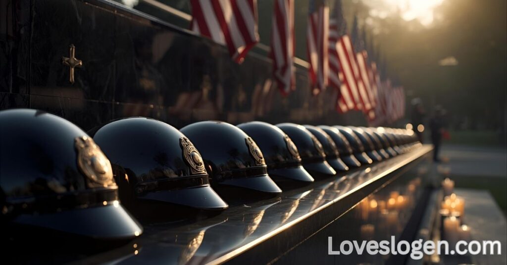 Honoring Fallen Officers Captions