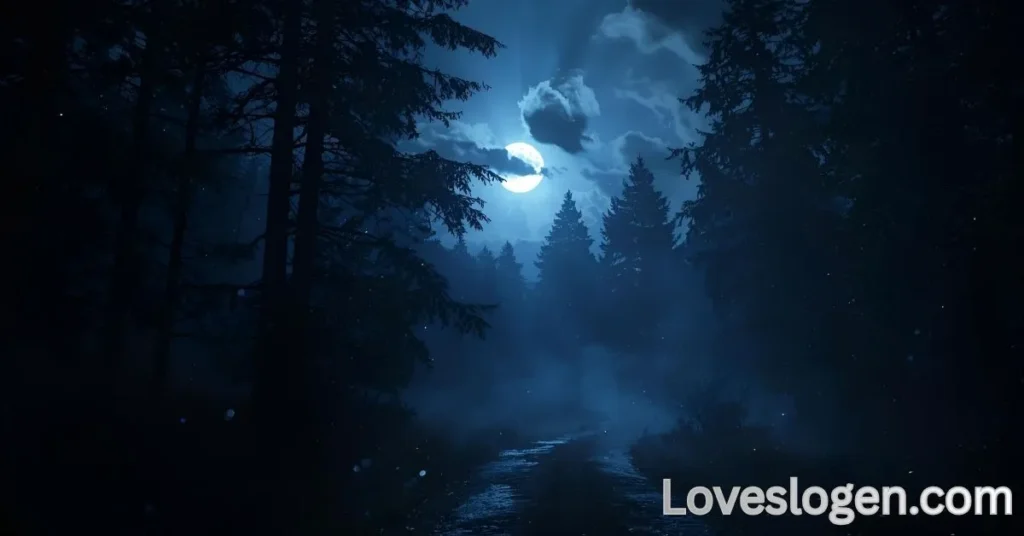 Mysterious Night Captions