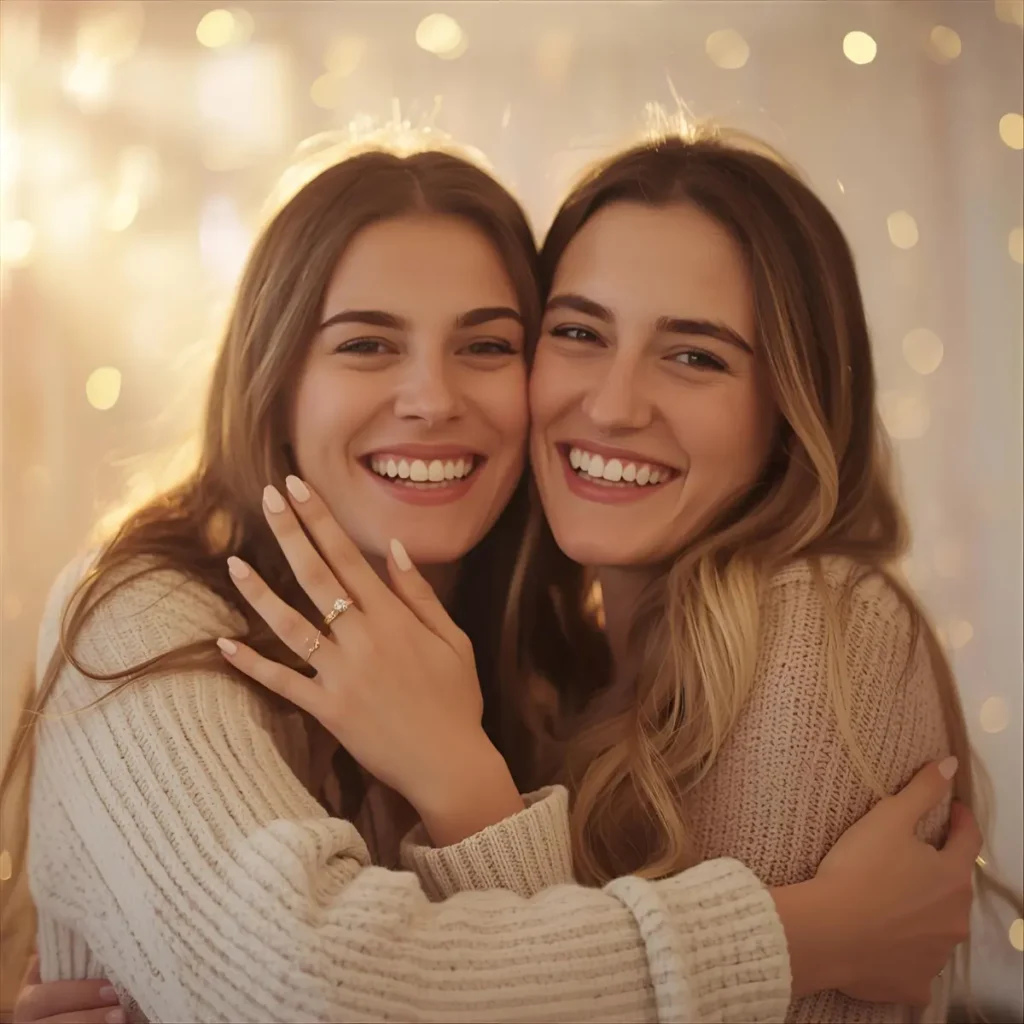 Short and Sweet Engagement Captions for Your Best Friend