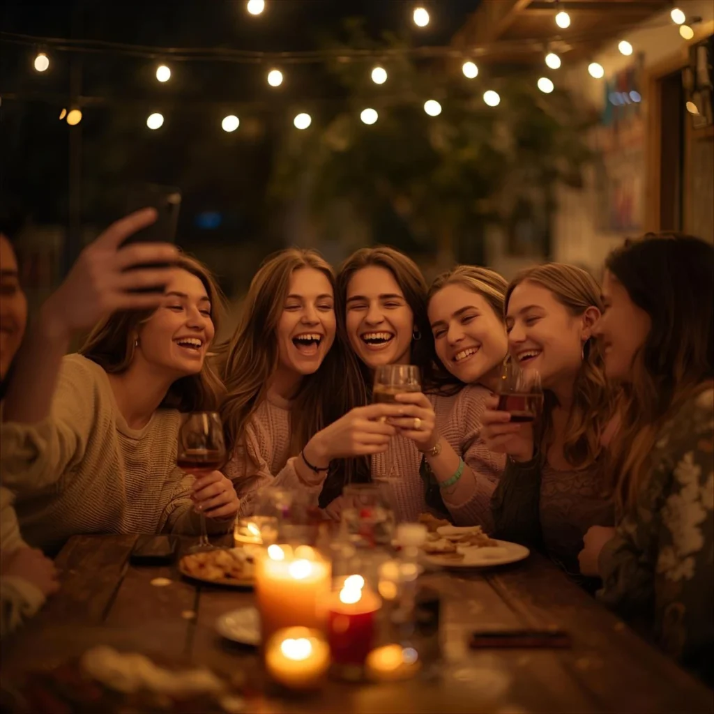 Short and Sweet Friend Gathering Captions