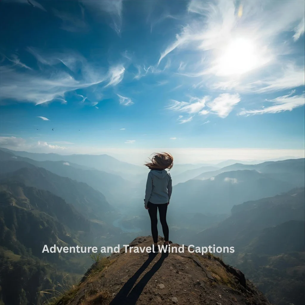 Adventure and Travel Wind Captions
