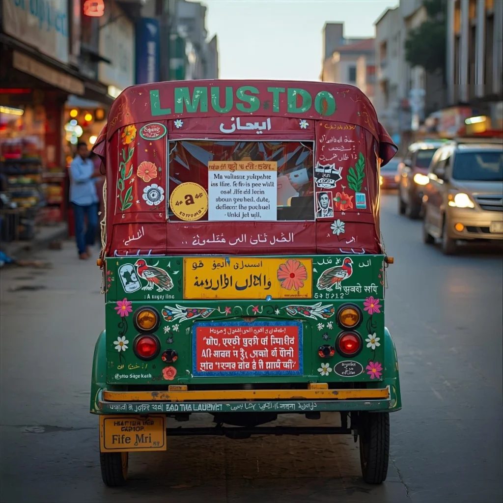 Desi Auto Rickshaw Captions