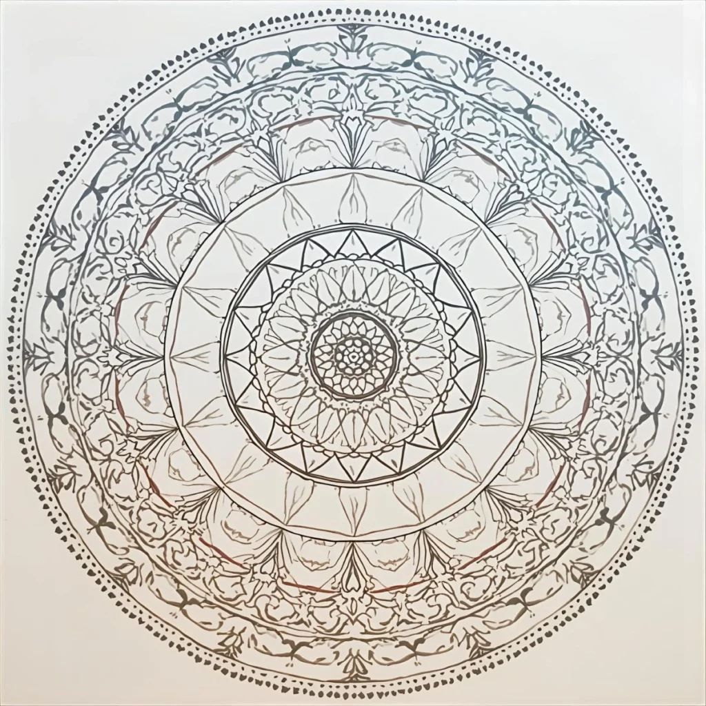 Mandala Meditation and Mindfulness Captions