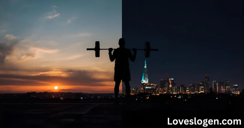 Morning / Night Workout Captions