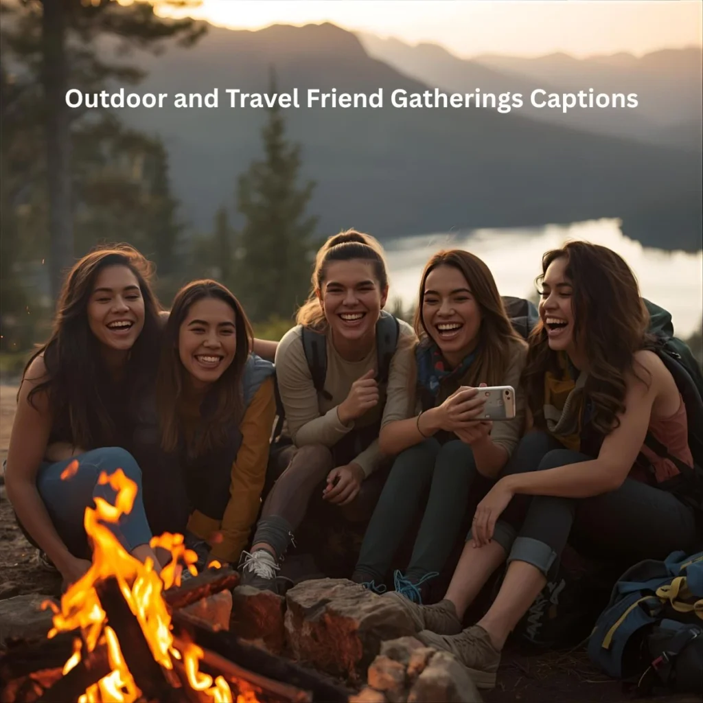 Outdoor and Travel Friend Gatherings Captions