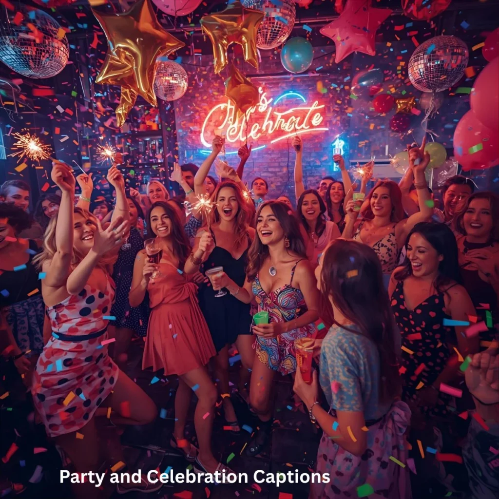 Party and Celebration Captions