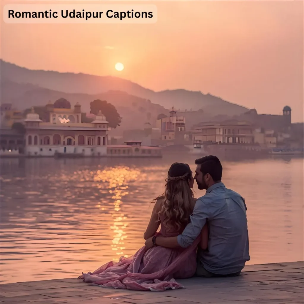 Romantic Udaipur Captions