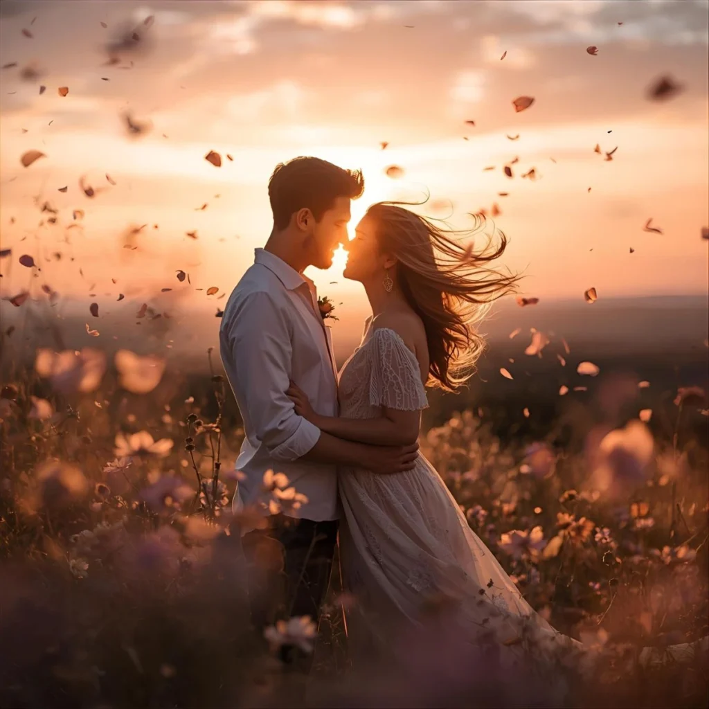 Romantic Wind Captions