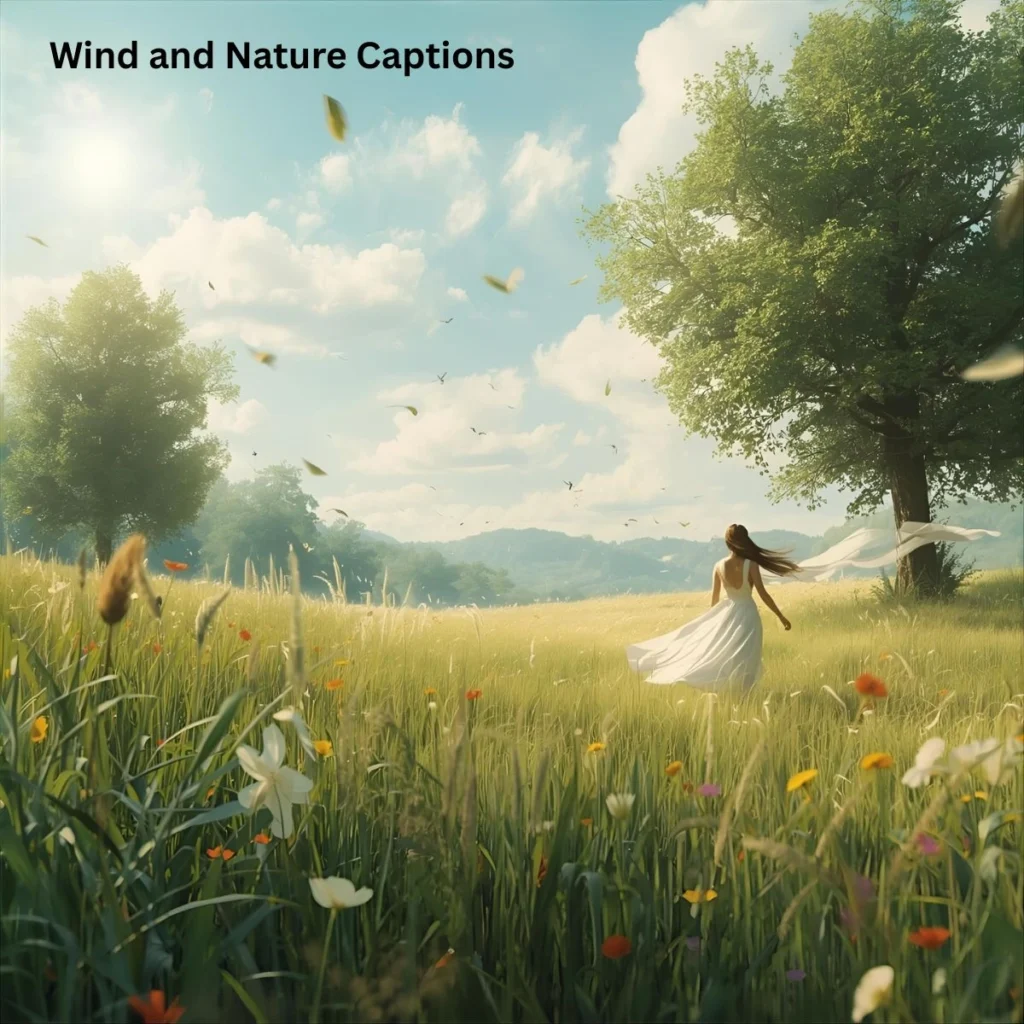 Wind and Nature Captions