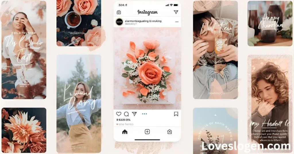 Aesthetic & Artistic Line Breaker Captions