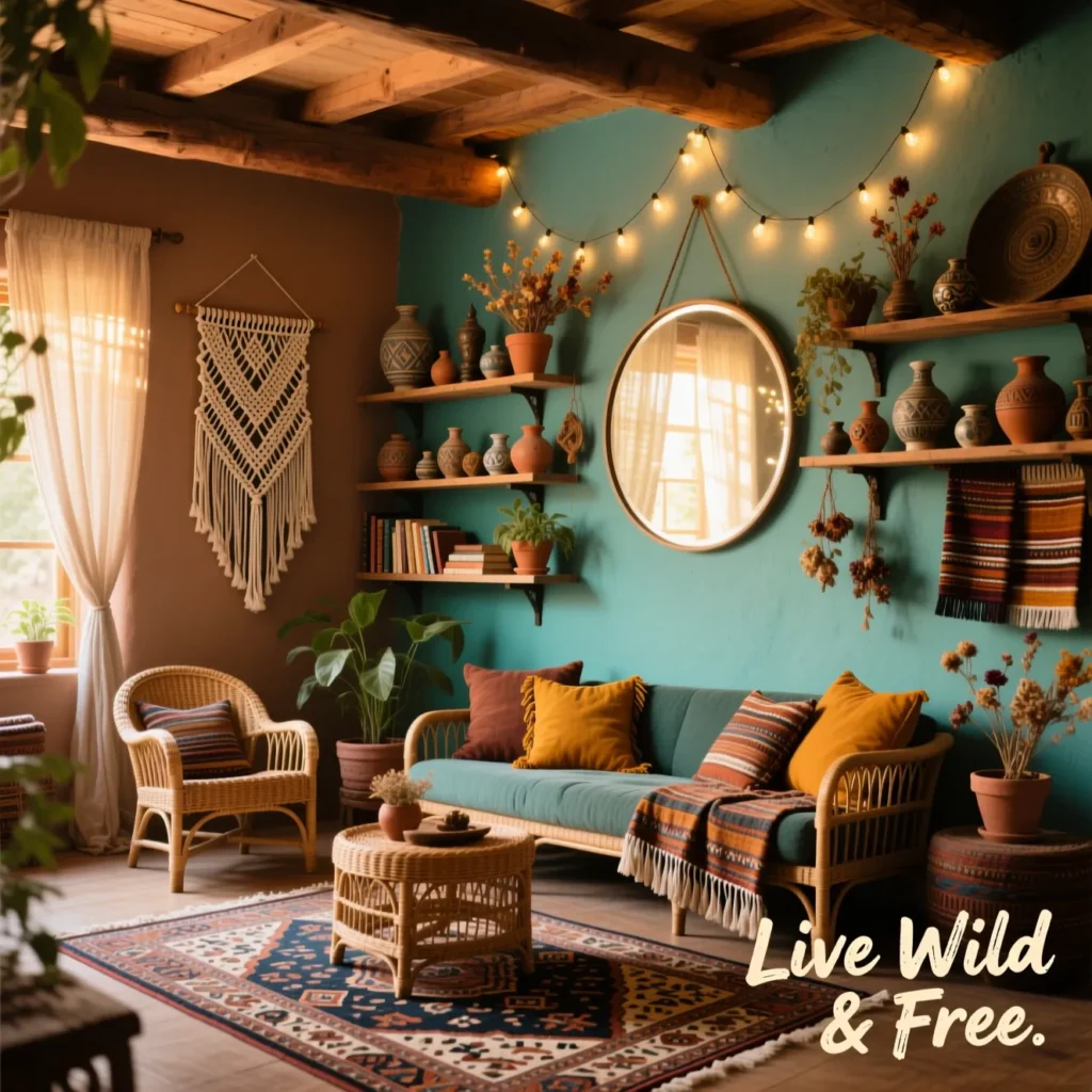 Boho & Eclectic Interior Captions