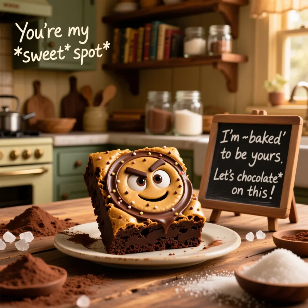 Brownie Puns and Wordplay Captions