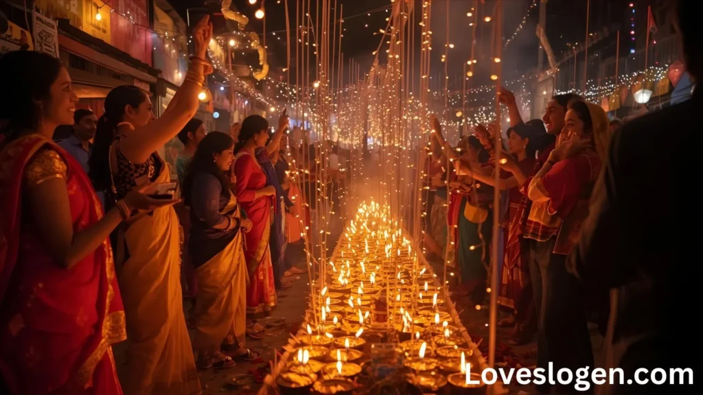 Captions Emphasising Colours & Lights