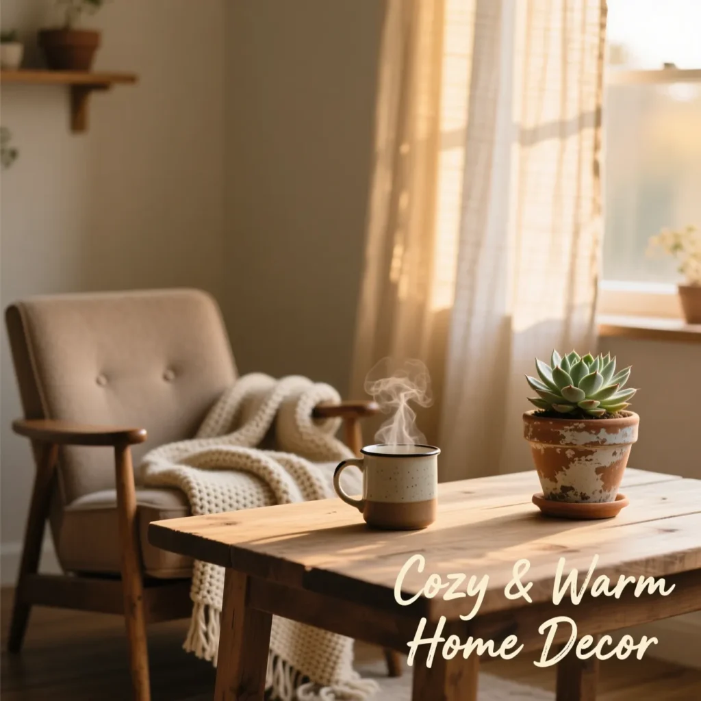 Cozy & Warm Home Decor Captions