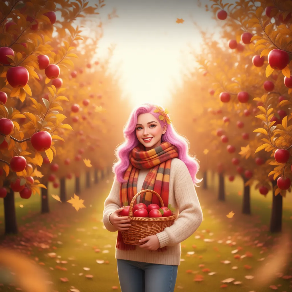 Cute & Wholesome Apple Orchard Captions