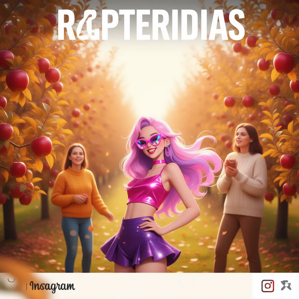 Fun & Playful Apple Orchard Captions