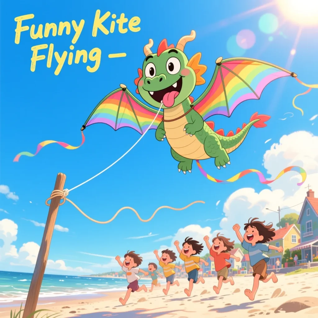 Funny Kite Flying Captions