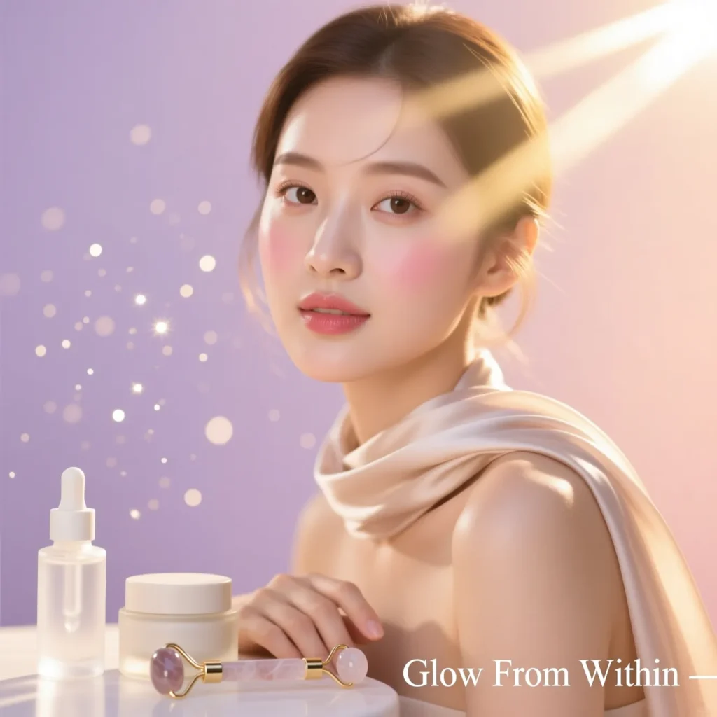 Glow Up Skincare Captions