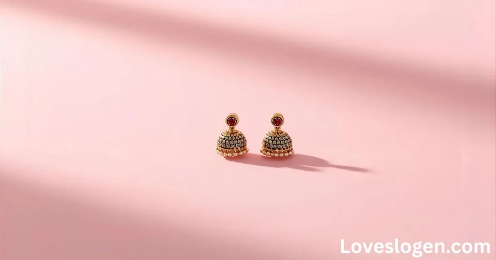 Heavy Jhumka Captions for Weddings
