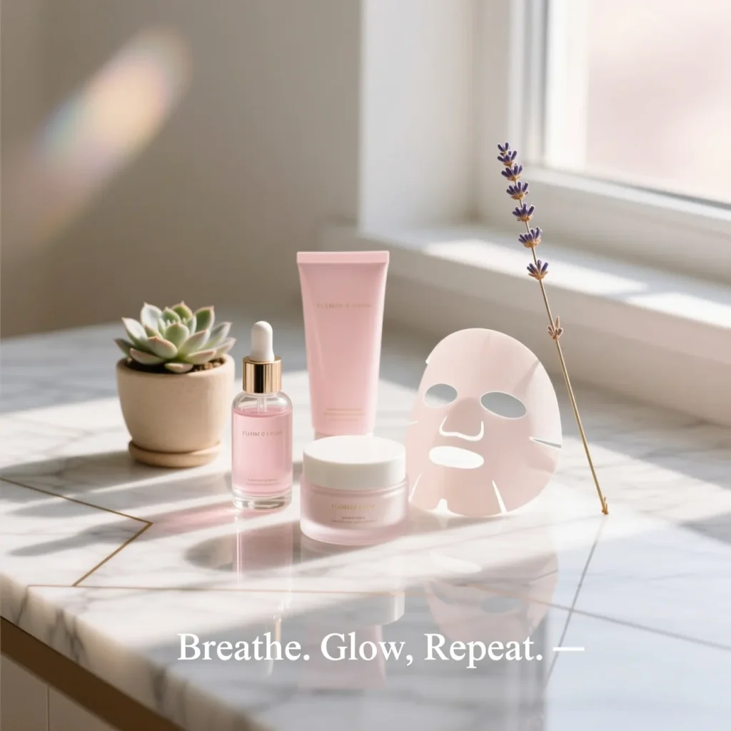 Minimal Skincare Aesthetic Captions