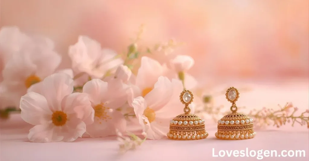 Modern Jhumka Captions