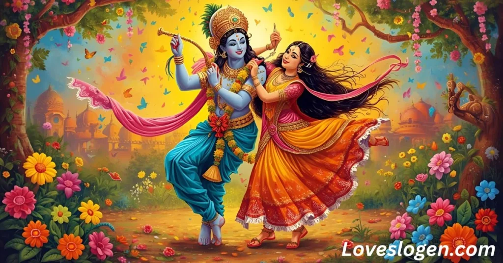 Playful & Fun Radha Captions