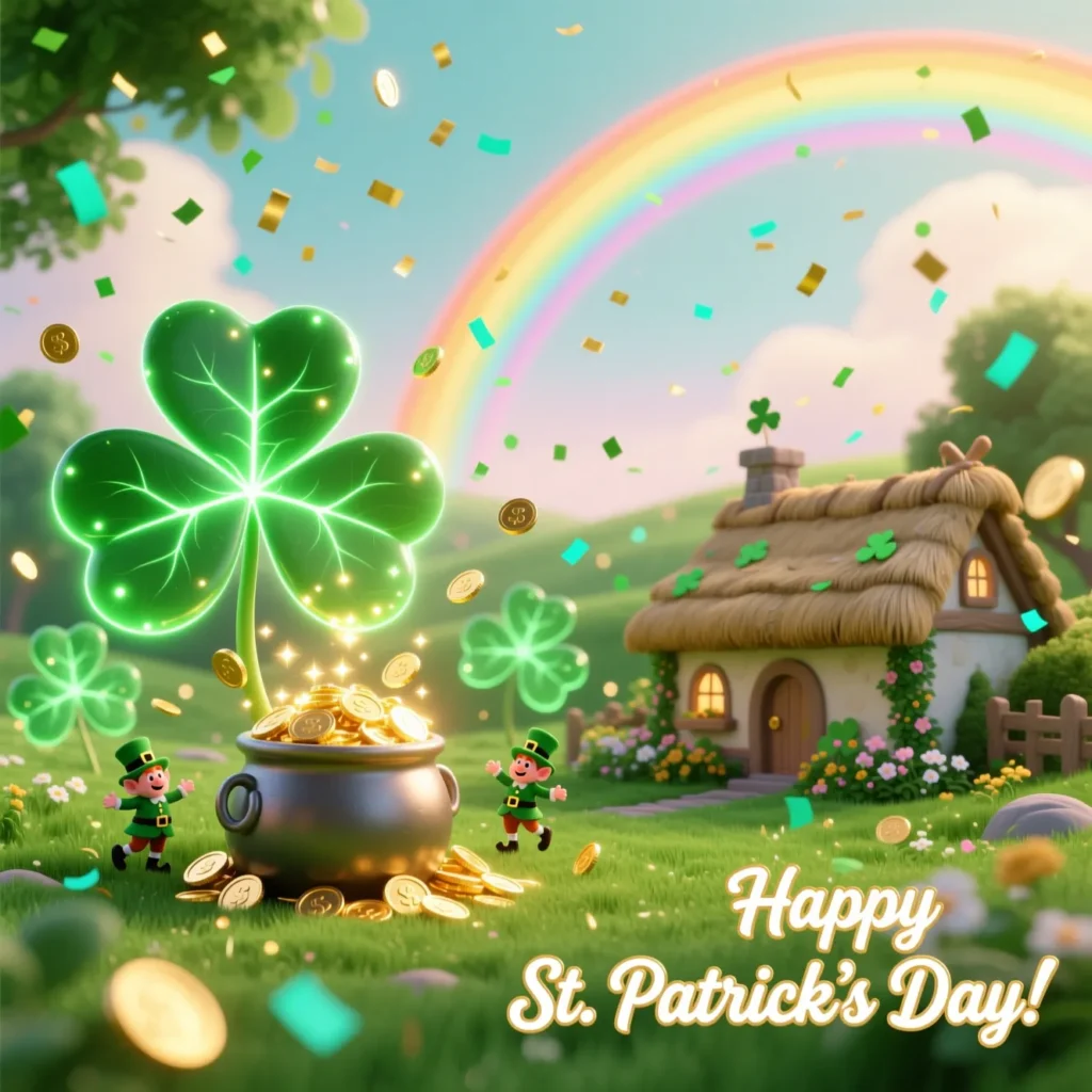 St. Patrick’s Day March Captions