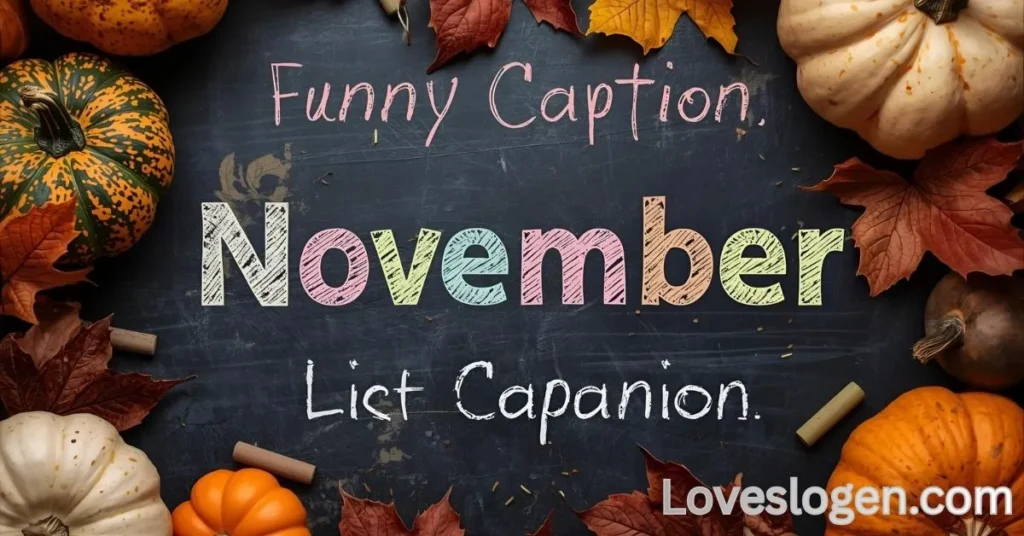 Funny November Captions