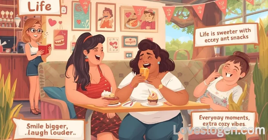 Chubby Captions for Photos with Friends / Loved Ones