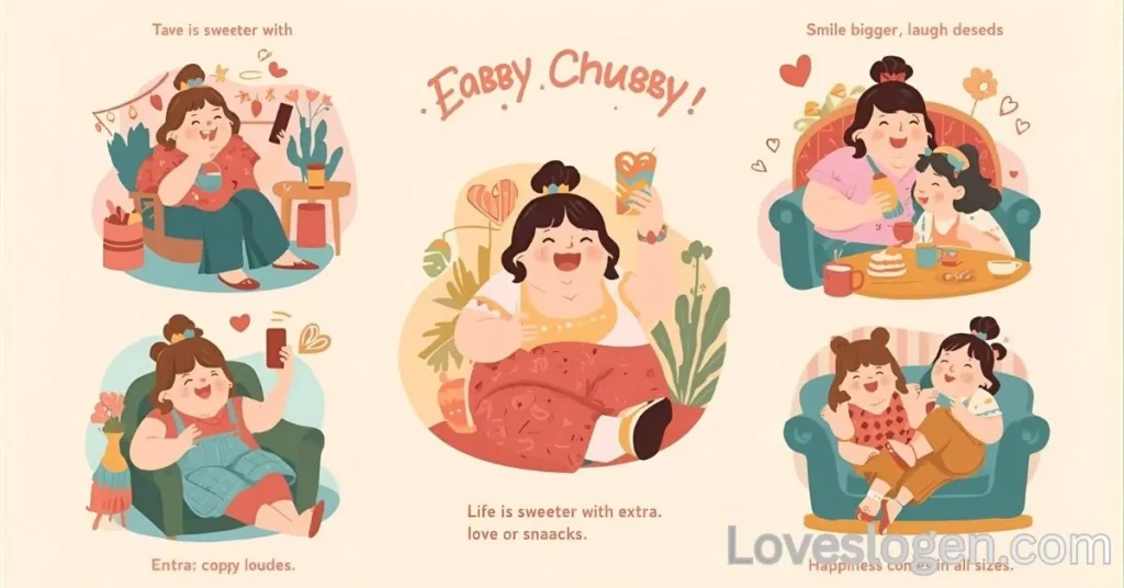 Chubby Captions for Selfies & Everyday Moments