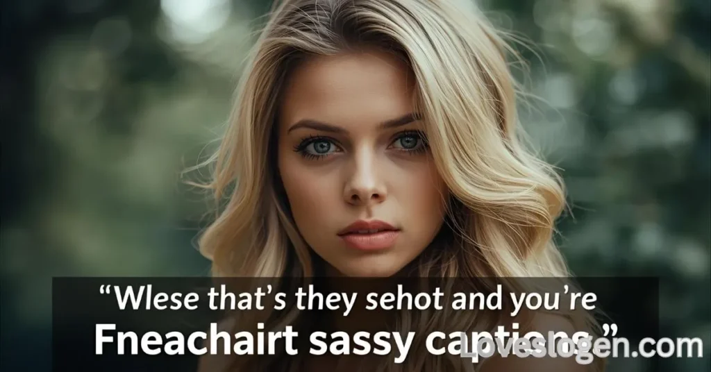 Funny and Sassy Captions