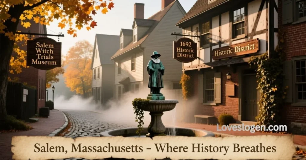 Historic Salem Massachusetts Captions