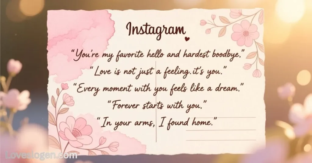 Modern Love Captions for Instagram That Speak From the Heart for 2026