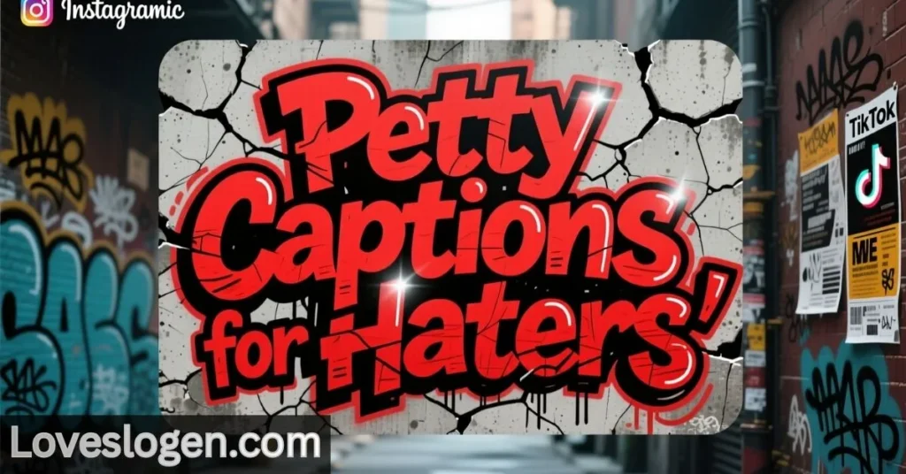 Petty Captions for Haters