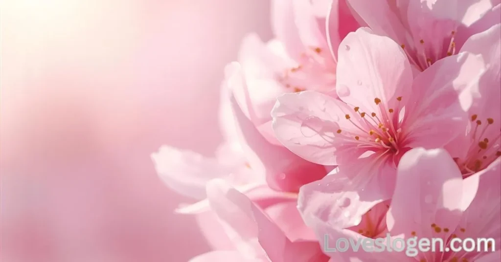 Short & Sweet Pink Flower Captions